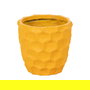 S/2 Macetero Amarillo Cemento Decoración 41 X 41 X 39,60 cm