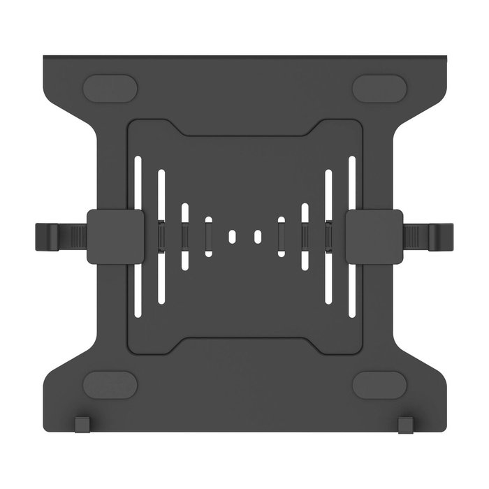 Neomounts Soporte de Ordenador Portátil y Teléfono NOTEBOOK-V200 Negro para Pared o Escritorio, Compatible con VESA 75/100, Portátiles hasta 15" (38.1 cm) y 4 kg, Acero