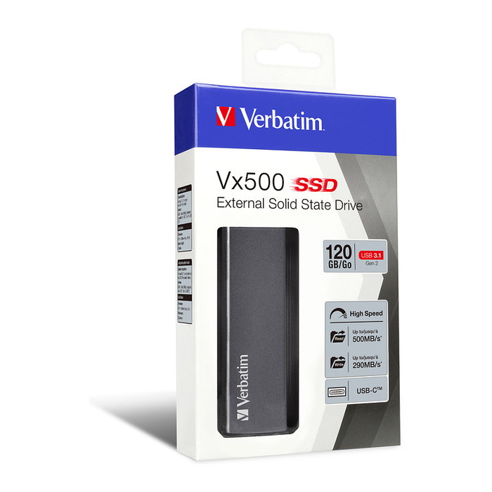 Disco Duro Externo Verbatim 47441 1,8" 120 GB SSD Disco Duro Externo Verbatim 47441 1,8" 120 GB SSD