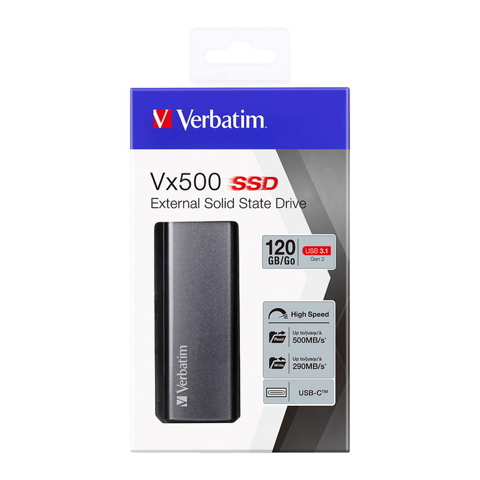 Disco Duro Externo Verbatim 47441 1,8" 120 GB SSD Disco Duro Externo Verbatim 47441 1,8" 120 GB SSD