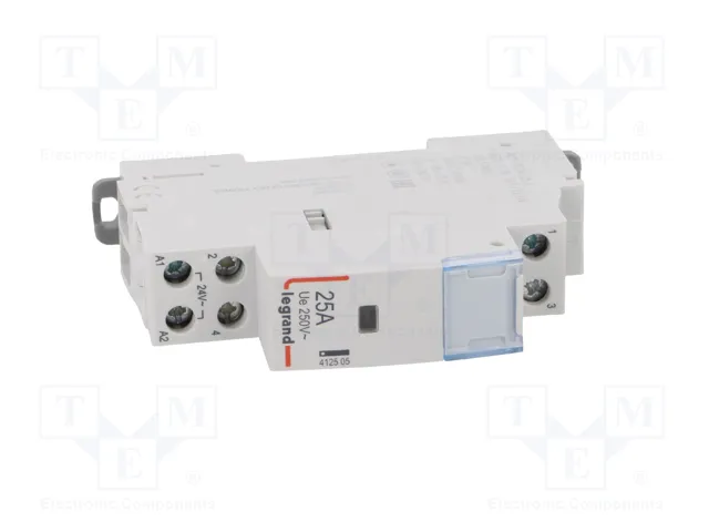 LEGRAND SM400 Contactor 2-polar 25A 24VAC NA x2