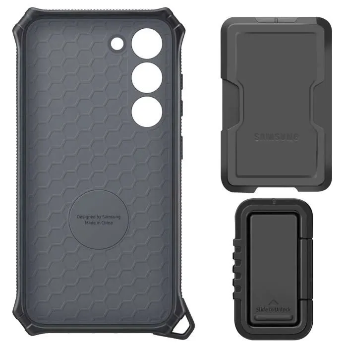 Samsung SAM1735374051895 Funda reforzada negra para Galaxy S25