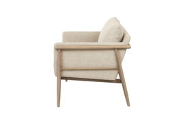 DKD Home Decor Sofá Urban 2c24 Blanco 126.5 x 75 x 79 cm