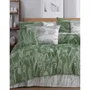 Juego de Cama 220x240 cm con 2 Fundas de Almohada 60x60 cm - 100% Algodón Reforzado - Verde - ASI8684282608837