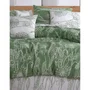 Juego de Cama 220x240 cm con 2 Fundas de Almohada 60x60 cm - 100% Algodón Reforzado - Verde - ASI8684282608837