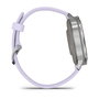 Garmin Venu 4 41 mm Plata con Correa de Silicona
