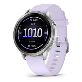 Garmin Venu 4 Smartwatch 41mm Silicona Gris/Plata Lavanda