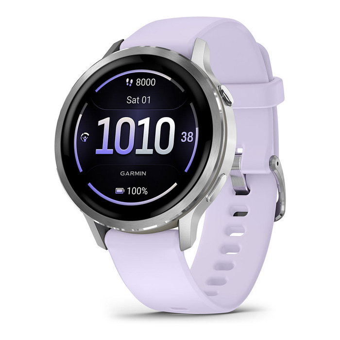 Garmin Venu 4 41mm Púrpura/Plata AMOLED Garmin Venu 4 41mm Púrpura/Plata AMOLED