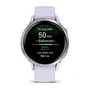 Garmin Venu 4 41mm Plata con correa de silicona lavanda