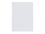 Liderpapel Recambio A5 100 Hojas Cuadro 3mm con Margen 6 Taladros