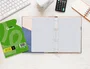 Liderpapel Recambio A5 100 Hojas Cuadro 3mm con Margen 6 Taladros