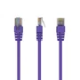 Gembird Cable de Red Ethernet RJ45 Cat5e UTP 0.5m Color Púrpura, Conectores Chapados en Oro, Latiguillo 8P8C sin Blindar