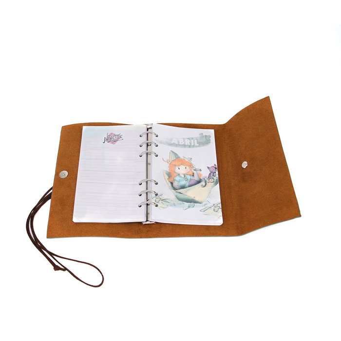 Forever Ninette Cuaderno Planificador Especial Castellano Multicolor Tapa Blanda Cierre Magnético Anual
