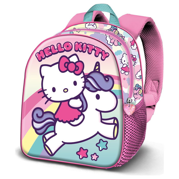 Karactermania Hello Kitty Mochila Basic Unicorn Rosa