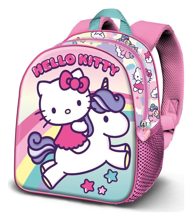 Karactermania Hello Kitty Mochila Basic Unicorn Rosa