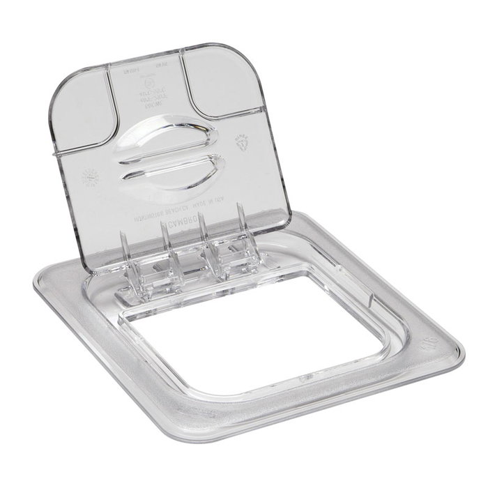 CAMBRO Tapa con bisagra FlipLid GN 1/6 - 16,2 x 17,6 cm - Transparente CAMBRO Tapa con bisagra FlipLid GN 1/6 - 16,2 x 17,6 cm - Transparente