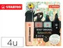 Stabilo Boss Original NatureColors Estuche de 4 Marcadores Surtidos