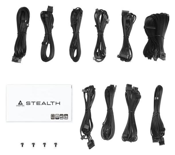 Chieftec Stealth 1000W Vega M Series SPX-1000-FC 80+ Platinum Chieftec Stealth 1000W Vega M Series SPX-1000-FC 80+ Platinum