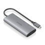 AISENS USB-C Dock 6 en 1 con HDMI 4K, USB-A y USB-C 10G, Gris