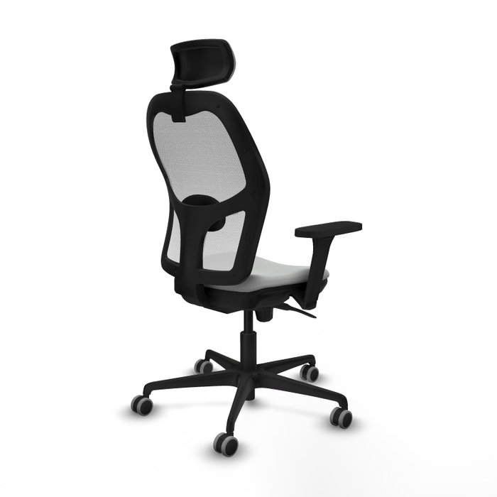 PIQUERAS Y CRESPO Silla de oficina Jorquera Gris claro y Blanco