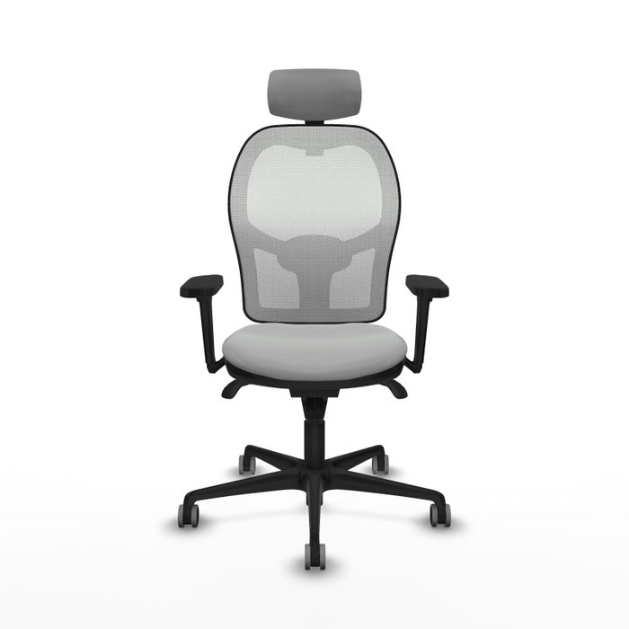 PIQUERAS Y CRESPO Silla de oficina Jorquera Gris claro y Blanco
