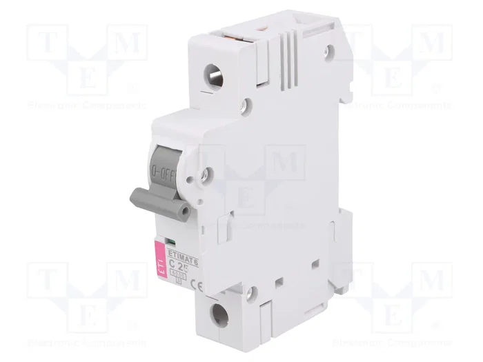ETI POLAM ETIMAT 6 Interruptor magnetotérmico 1P 25A 6kA ETI POLAM ETIMAT 6 Interruptor magnetotérmico 1P 25A 6kA