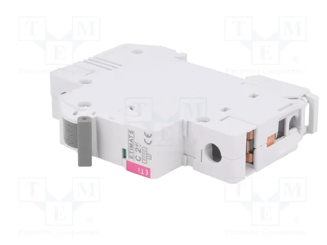 ETI POLAM ETIMAT 6 Interruptor magnetotérmico 1P 25A 6kA ETI POLAM ETIMAT 6 Interruptor magnetotérmico 1P 25A 6kA