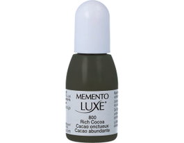 Tsukineko MEMENTO LUXE Tinta Cacao Abundante Opaca 15ml