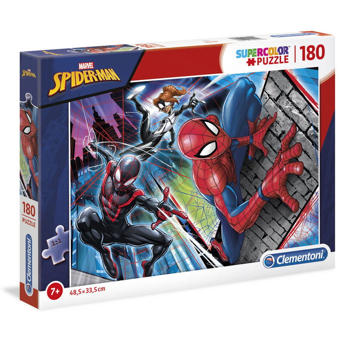 CLEMENTONI Puzzle Spiderman Marvel 180 piezas CLEMENTONI Puzzle Spiderman Marvel 180 piezas