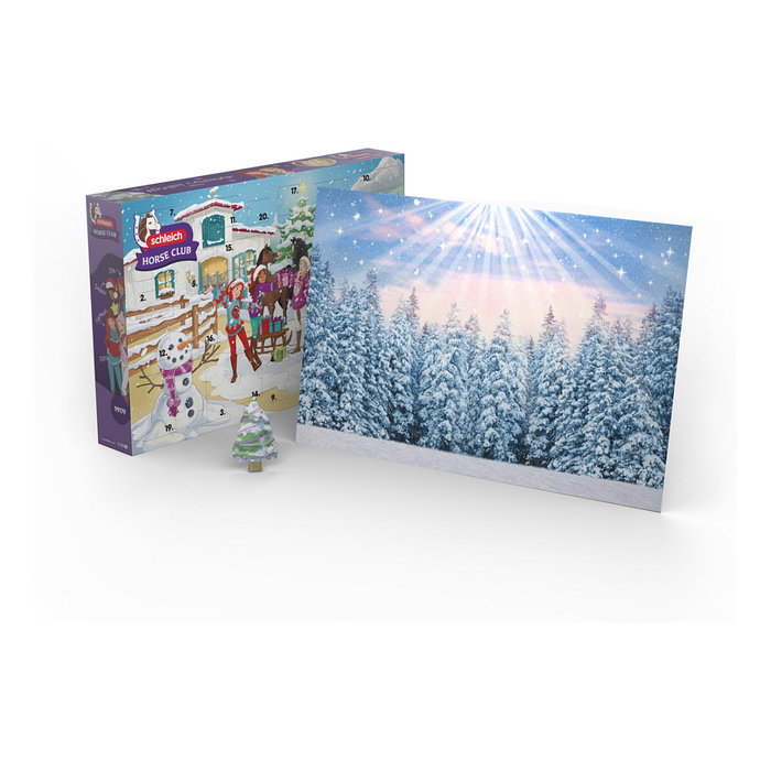 Schleich Horse Club Set de Adviento con Trineo de Navidad