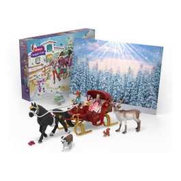 Schleich Horse Club Set de Adviento con Trineo de Navidad