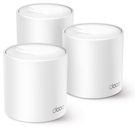 TP-Link Deco X10 Enrutador de Malla Wi-Fi 6 (802.11ax) Doble Banda 2.4 GHz / 5 GHz 1500 Mbit/s Blanco 3 Unidades