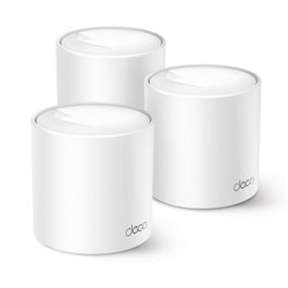 TP-Link Deco X10 AX1500 Sistema WiFi Mesh Doble Banda, Pack de 3 unidades, Blanco
