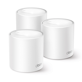 TP-LINK Deco X10 Sistema WiFi Mesh de Tres Nodos, Color Blanco, 3-Pack
