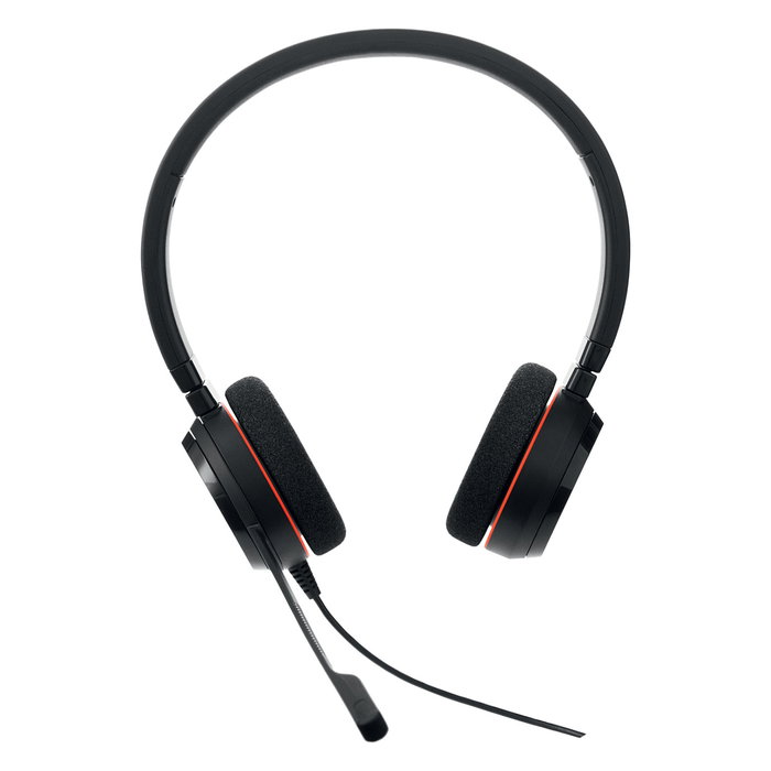 Jabra Evolve 20 stereo MS USB Auriculares Alámbrico para Oficina/Centro de llamadas con Cancelación de Ruido y Micrófono Boom