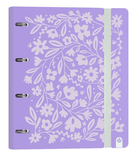 Carchivo Carpeblock Foam 360 Violeta con 4 Anillas de 35mm y Recambio