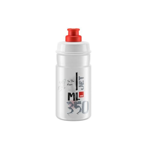 Elite Bidón Jet Transparente con Logo Rojo 350 ml Elite Bidón Jet Transparente con Logo Rojo 350 ml