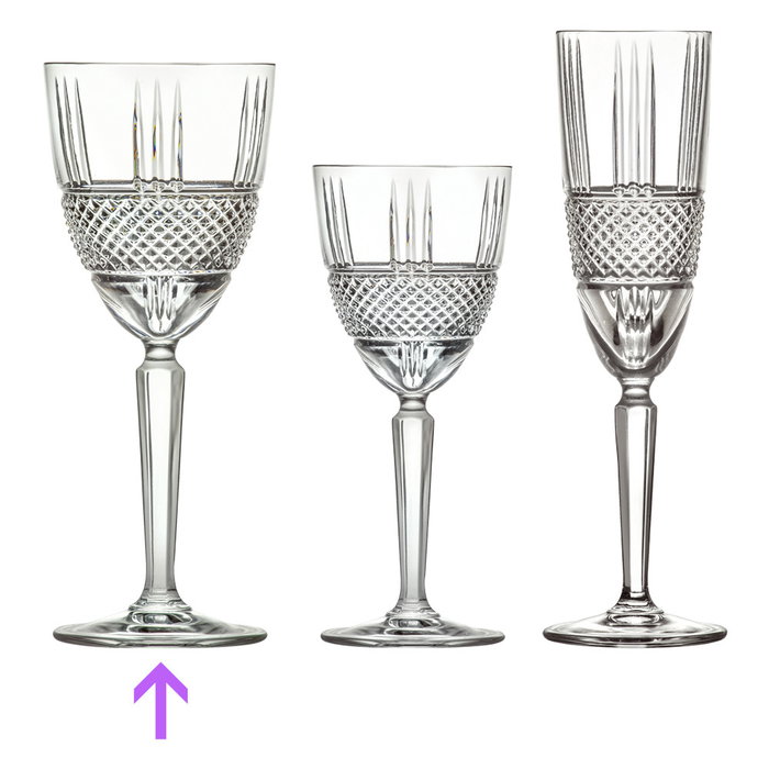 Rcr Cristalleria IT Copa 290 Ml Mm Brillante (6 Unidades) de Cristal ECO-LUXION