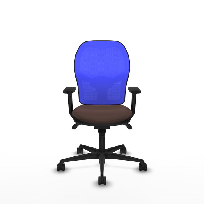 PIQUERAS Y CRESPO Silla de oficina Jorquera con mecanismo Sincro, Negro