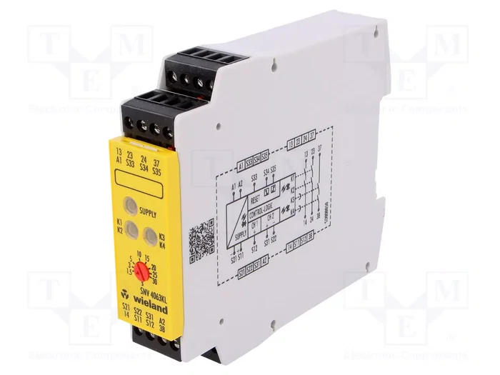 WIELAND Módulo de automatización relé de seguridad 24VDC WIELAND Módulo de automatización relé de seguridad 24VDC