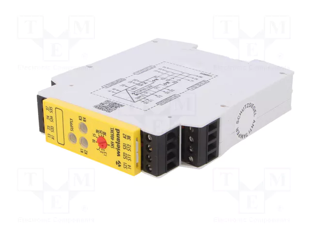 WIELAND Módulo de automatización relé de seguridad 24VDC WIELAND Módulo de automatización relé de seguridad 24VDC