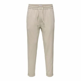 Pantalón de Chándal para Adultos Only & Sons Onslinus Crop Tap 0192 Beige Hombre