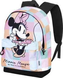 Disney Minnie Mouse Mochila HS FAN 3.0 Squares Azul