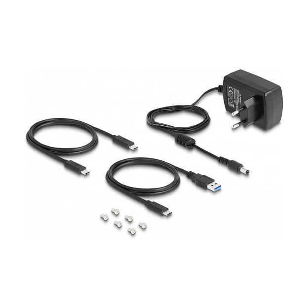 DeLOCK Estación de Acoplamiento USB Type-C para 1 x U.2 SSD, USB 3.2 Gen 2, 10 Gbit/s, Negro, Plug & Play, Soporte UASP, Compatible con Windows, Mac, Linux