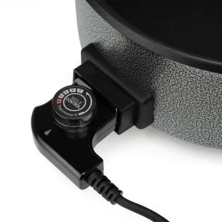 Orbegozo Olla Eléctrica PZ 3090, 1500W, Capacidad 5L, Antiadherente, Tapa Cristal para Cocinar Fácil y Sano