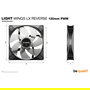 Be Quiet! Light Wings LX PWM Reverse Black Ventilador 120mm RGB PWM