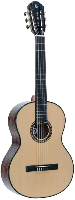 PLEYEL Guitarra Clásica Electroacústica Gpl P800 Expression 4/4 - Tapa de Abeto Macizo, Fondo de Ébano, Cuerdas de Nailon