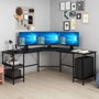 Hanah Home Mesa de Estudio 8537 Negra 180x76x60 cm
