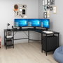 Hanah Home Mesa de Estudio 8537 Negra 180x76x60 cm