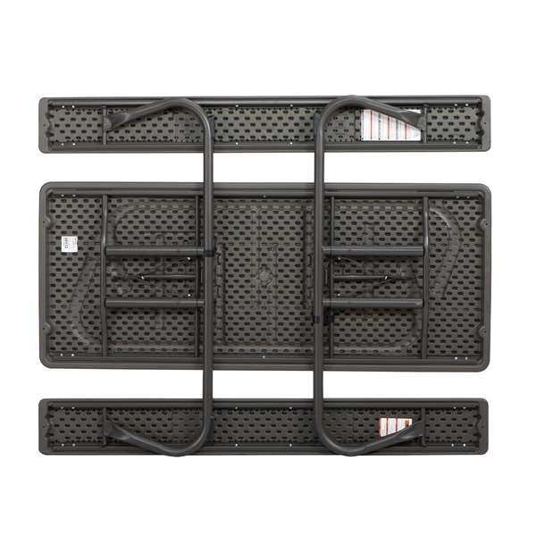 Color Baby Mesa de Picnic Plegable Marrón 183x145x74 cm